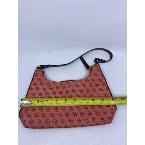 Dooney and Bourke mini purse red fabric hobo bag - Picture 5 of 12